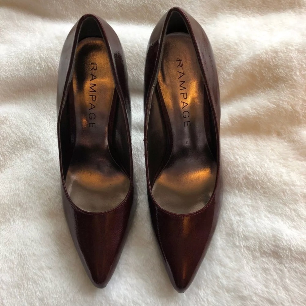 Burgundy heels